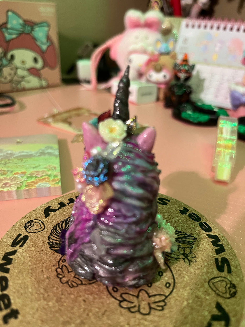 3 in clay figure