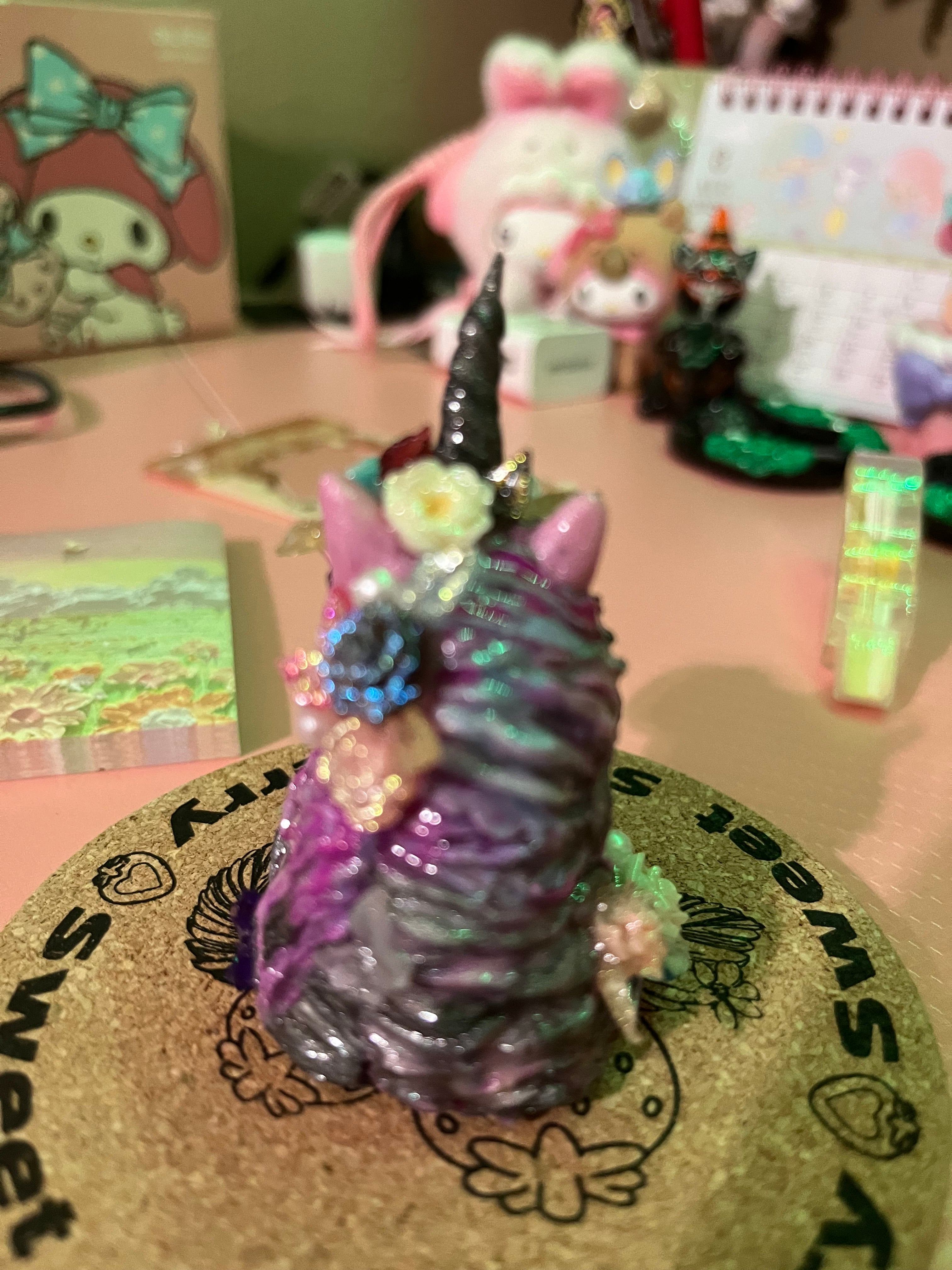 3 in clay figure