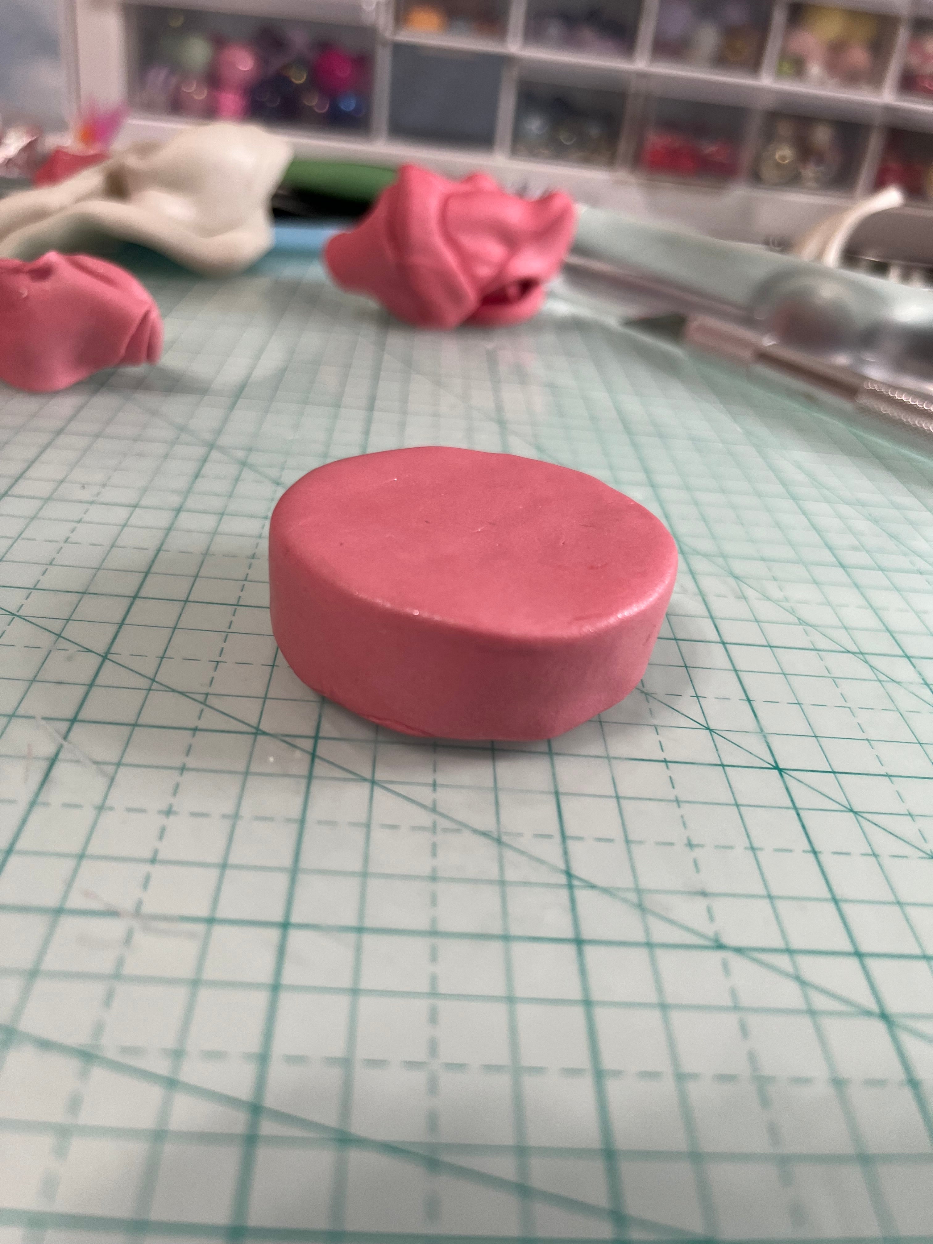 Clay Cake Key Charm