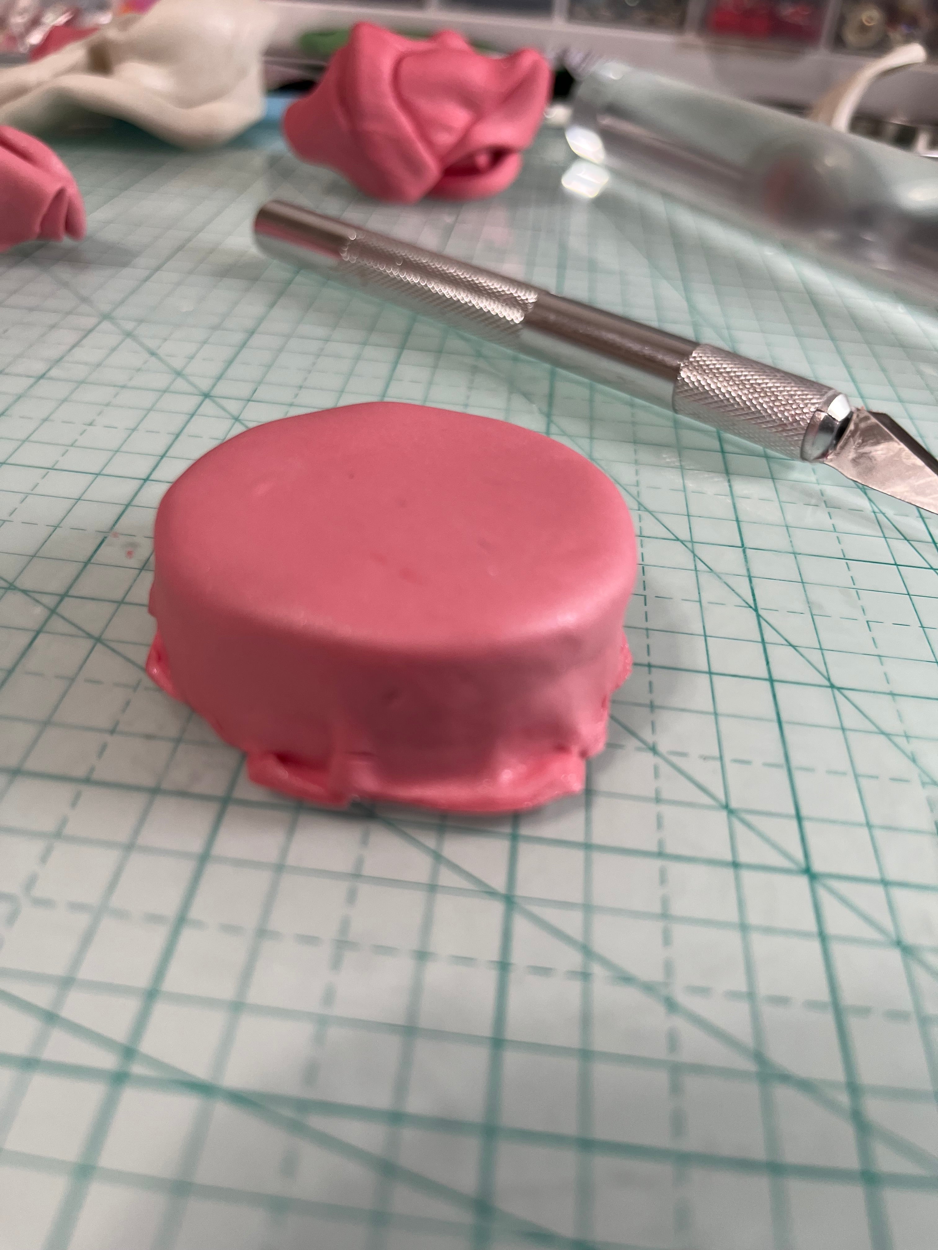 Clay Cake Key Charm