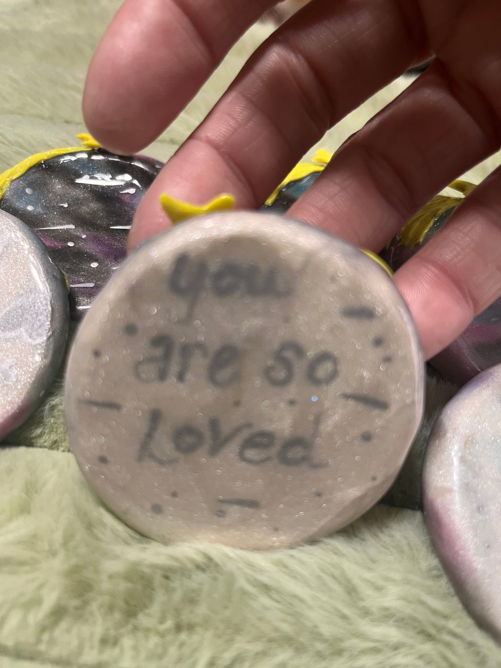 Ashley’s shooting star worry fidget stone