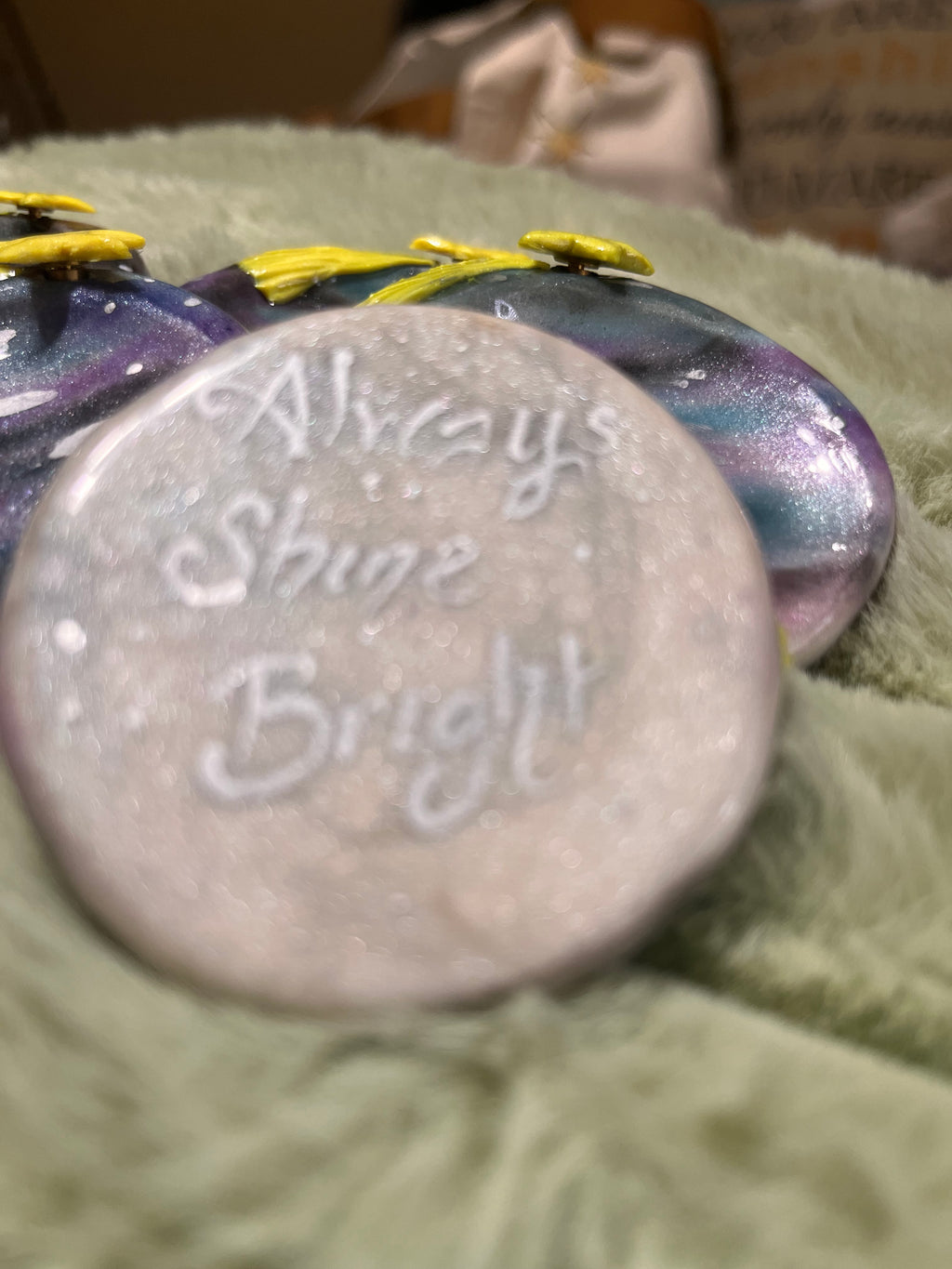 Ashley’s shooting star worry fidget stone