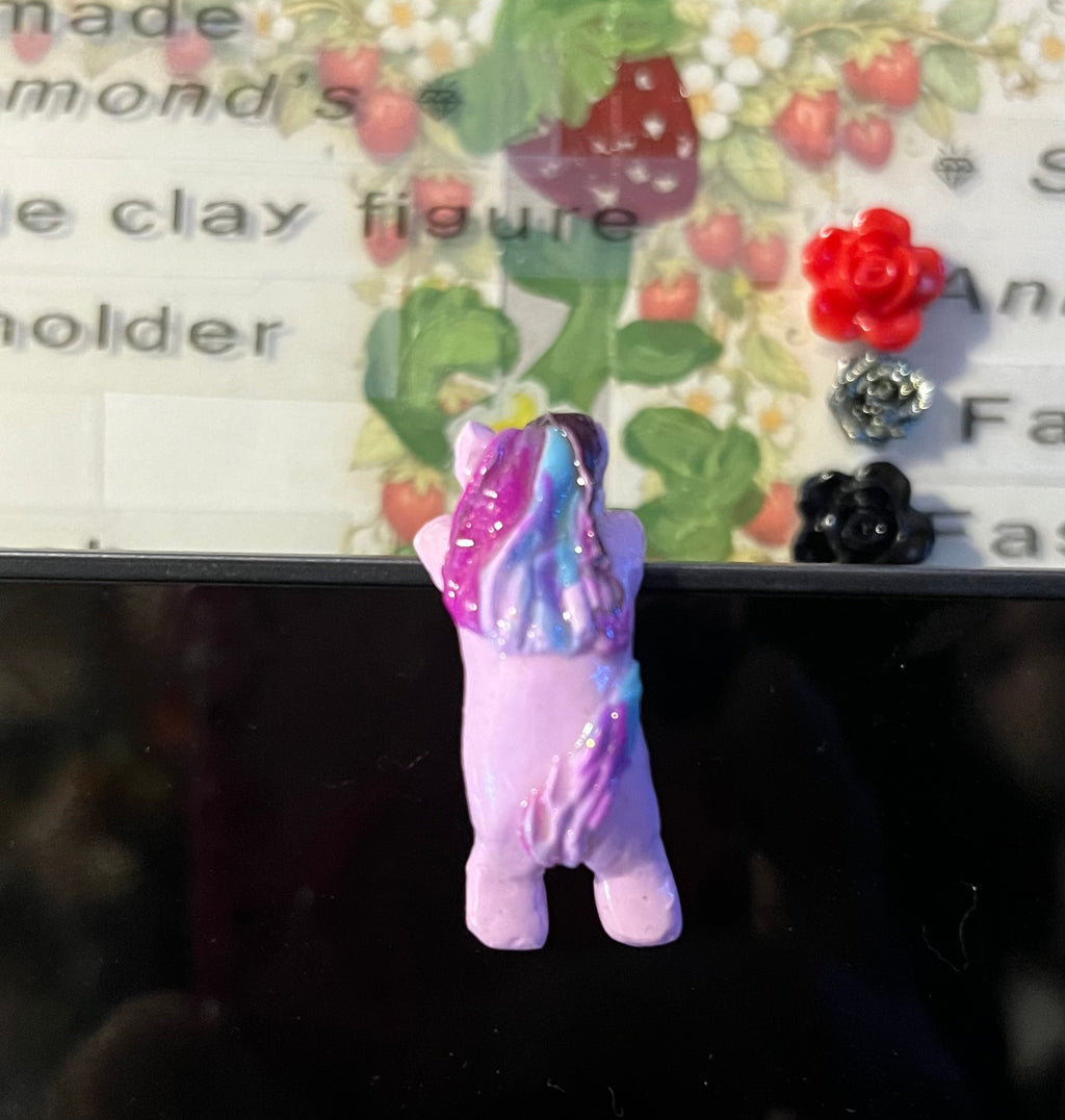 Unicorn bundle with hand painted tote and handcrafted figures