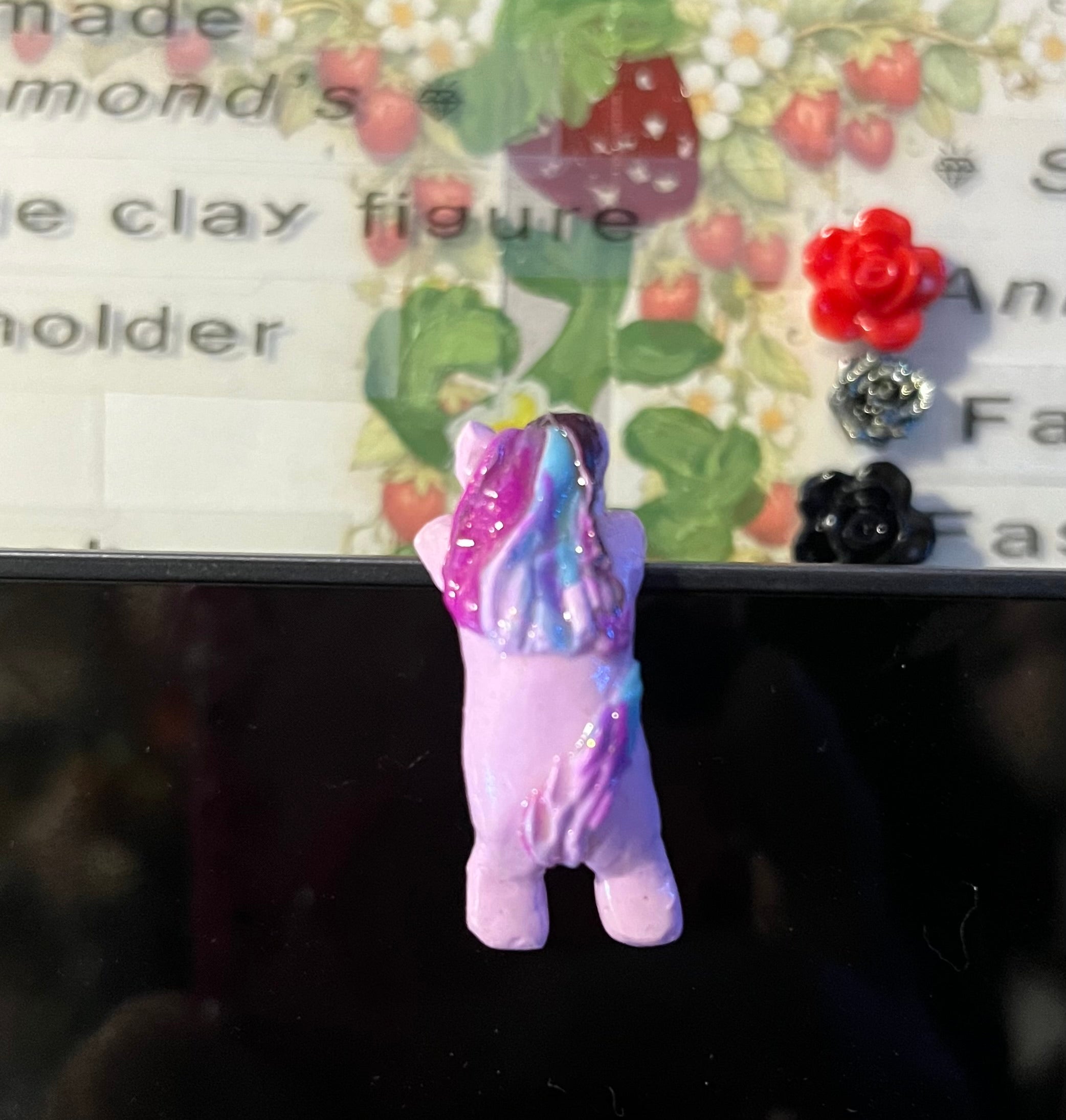 Unicorn bundle with hand painted tote and handcrafted figures