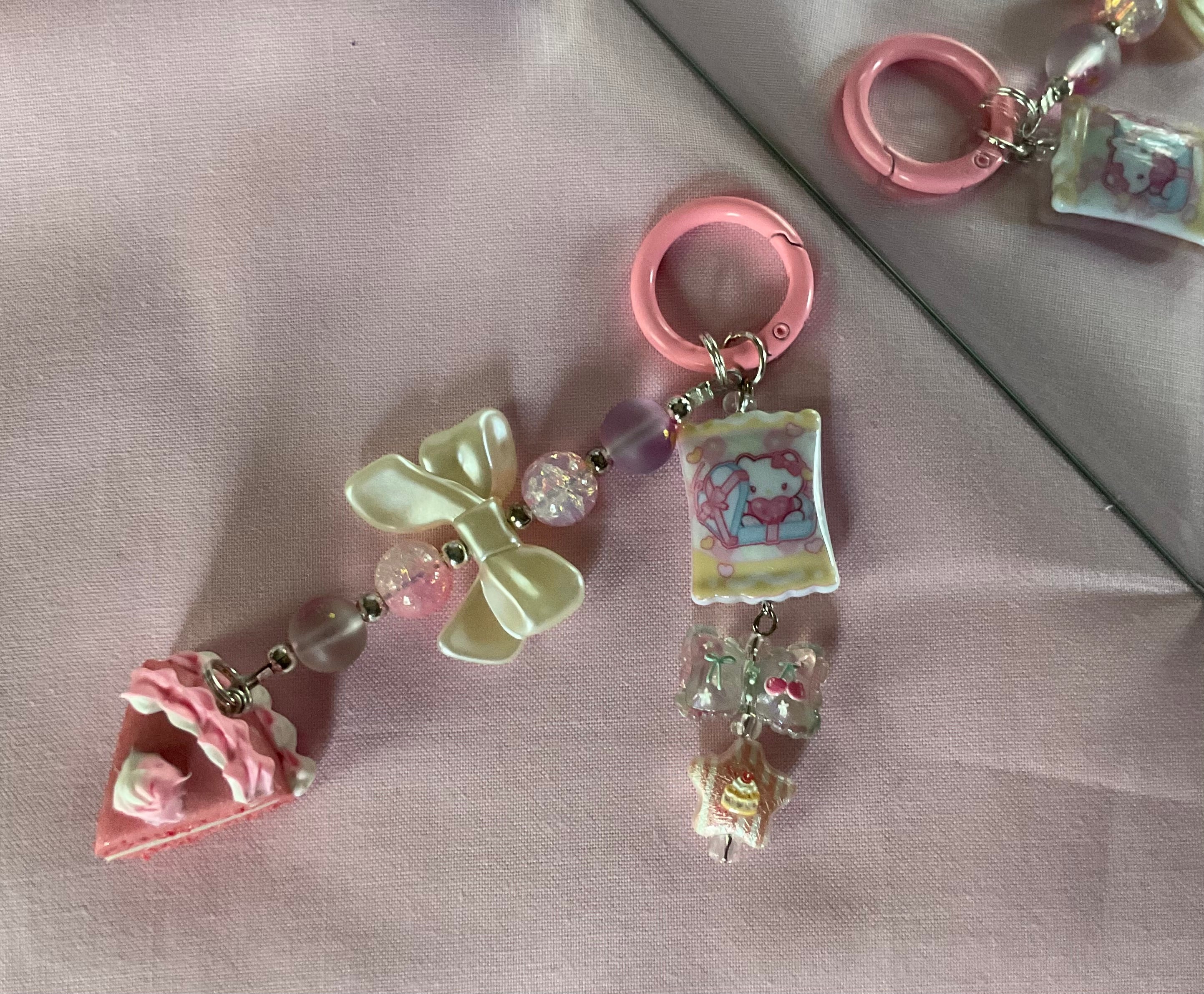 Clay Cake Key Charm