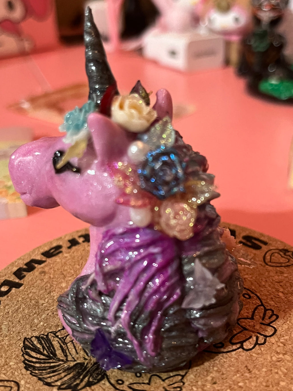 3 in clay figure