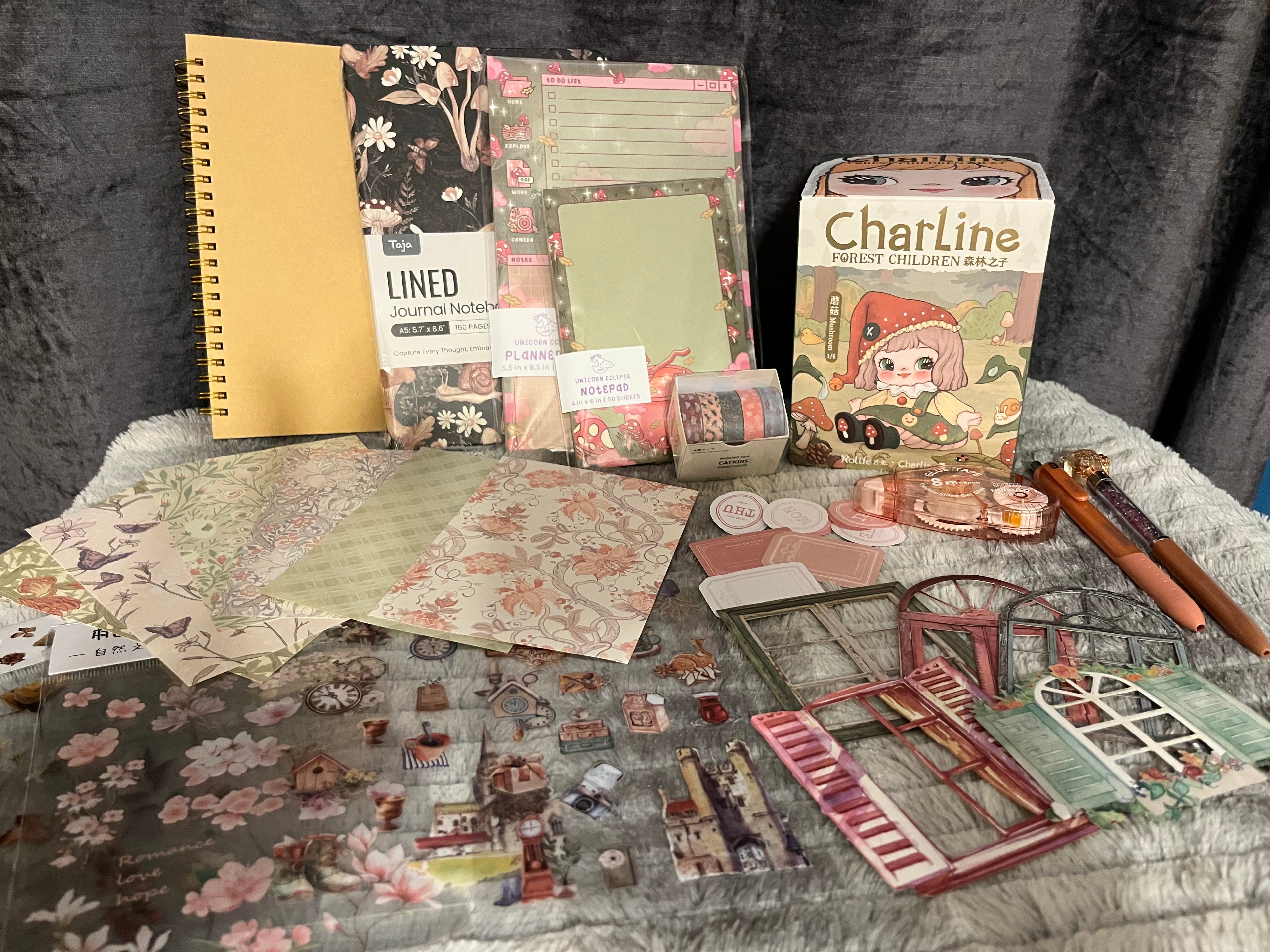 Cozy Cottage Scrapbook and Stationery bundle