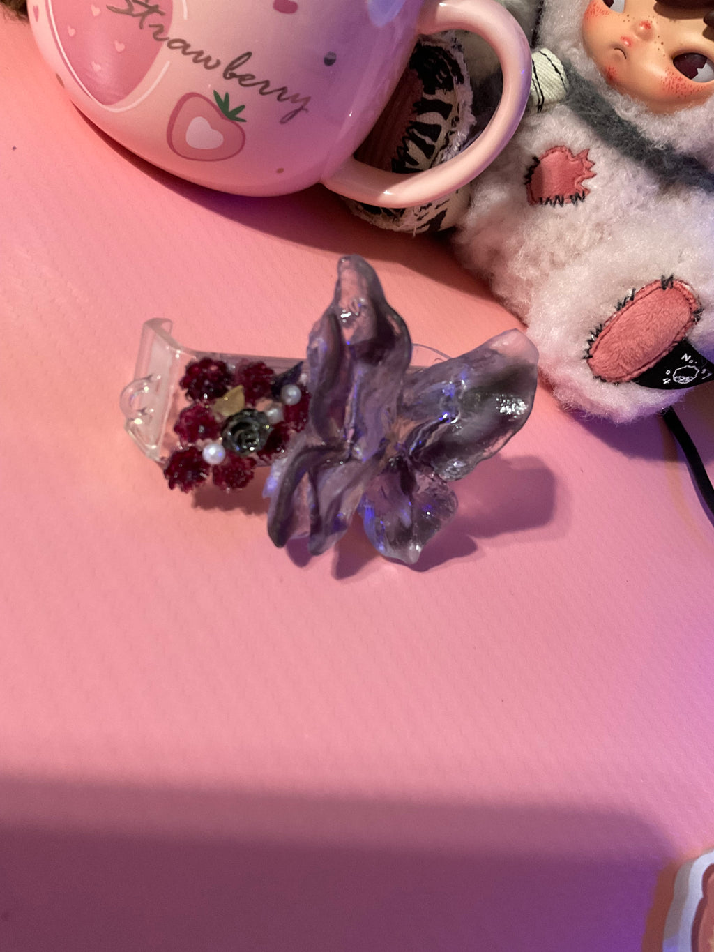 Custom made phone clip