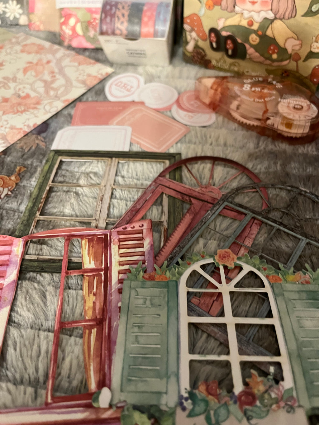 Cozy Cottage Scrapbook and Stationery bundle