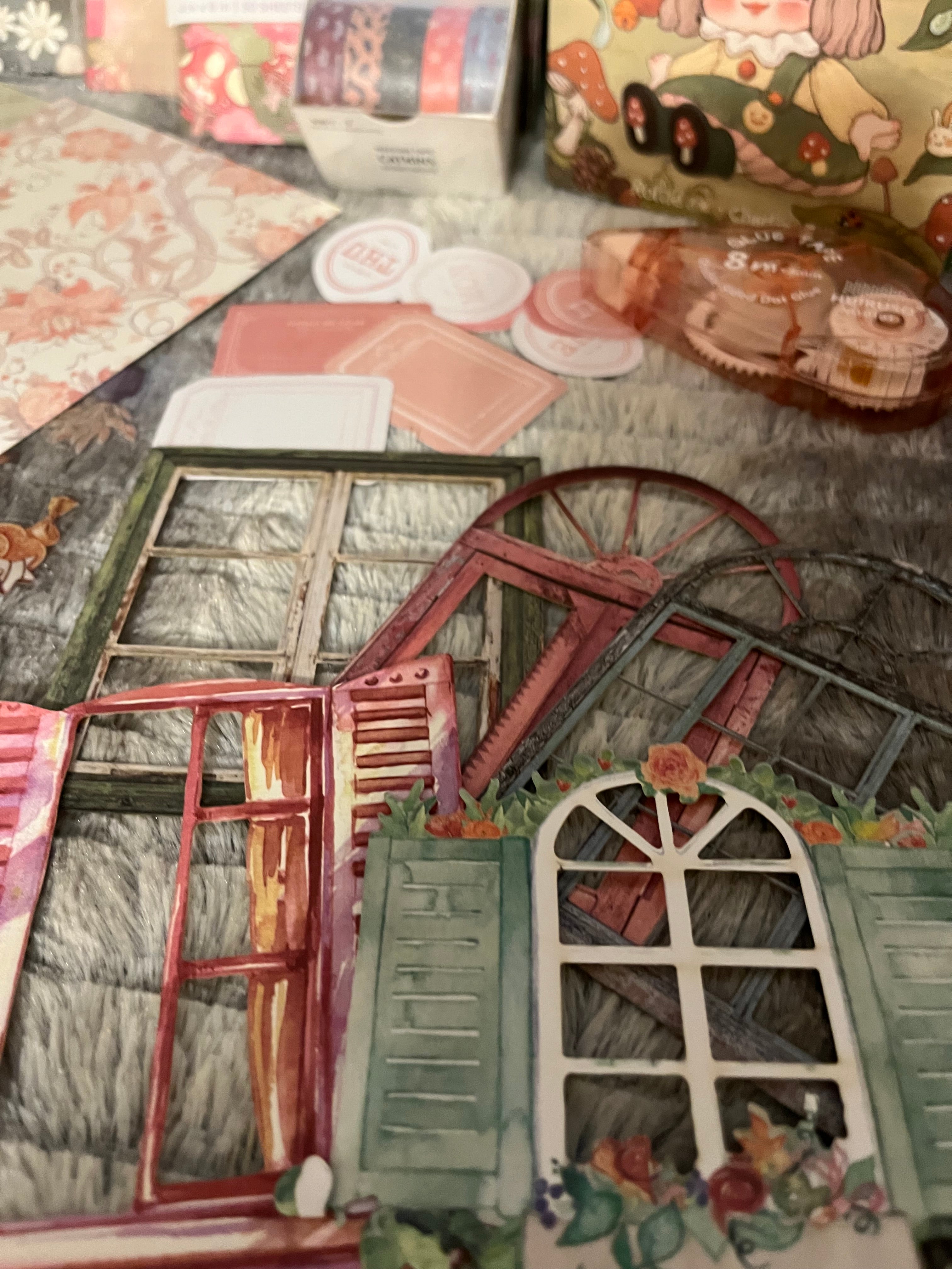 Cozy Cottage Scrapbook and Stationery bundle