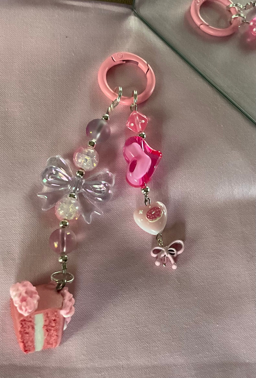 Clay Cake Key Charm