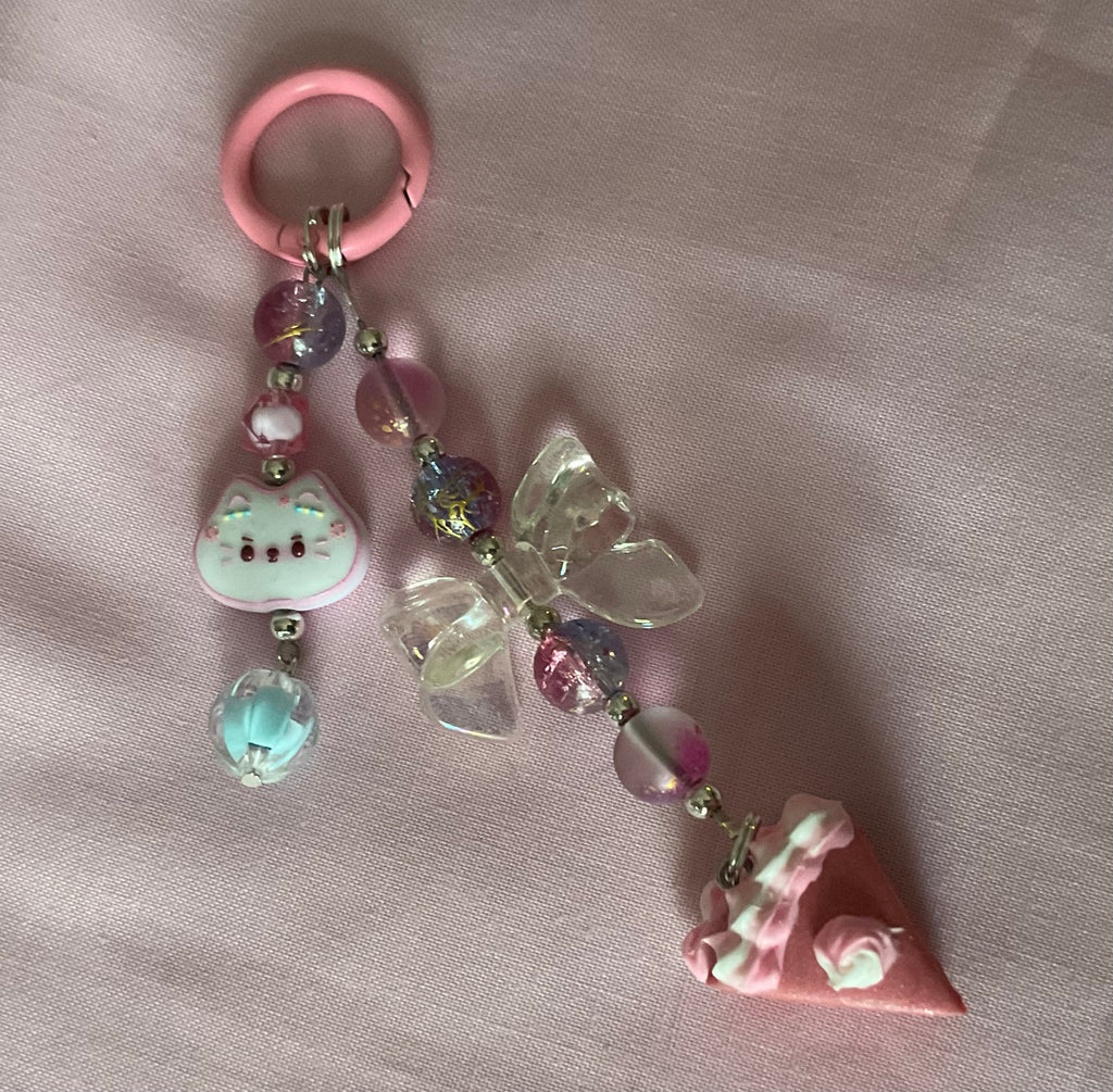 Clay Cake Key Charm