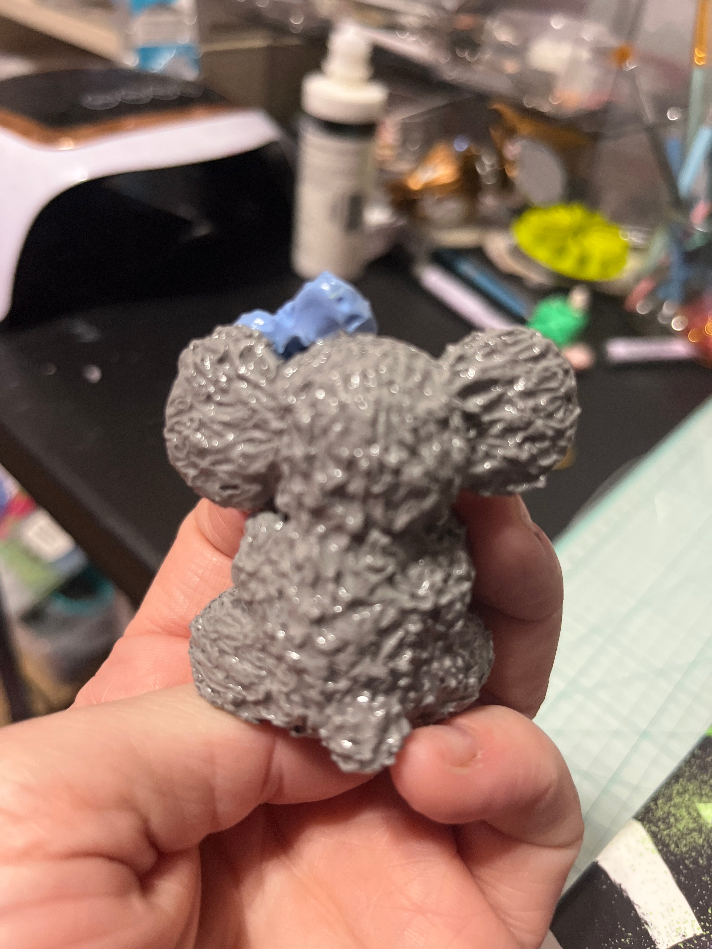 Clay koala figure