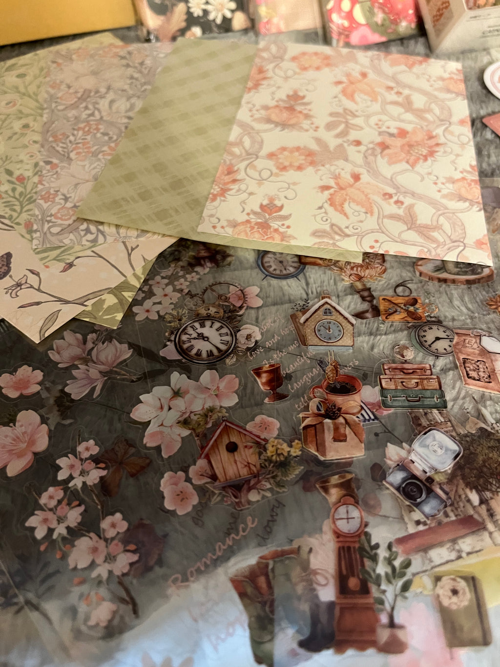 Cozy Cottage Scrapbook and Stationery bundle