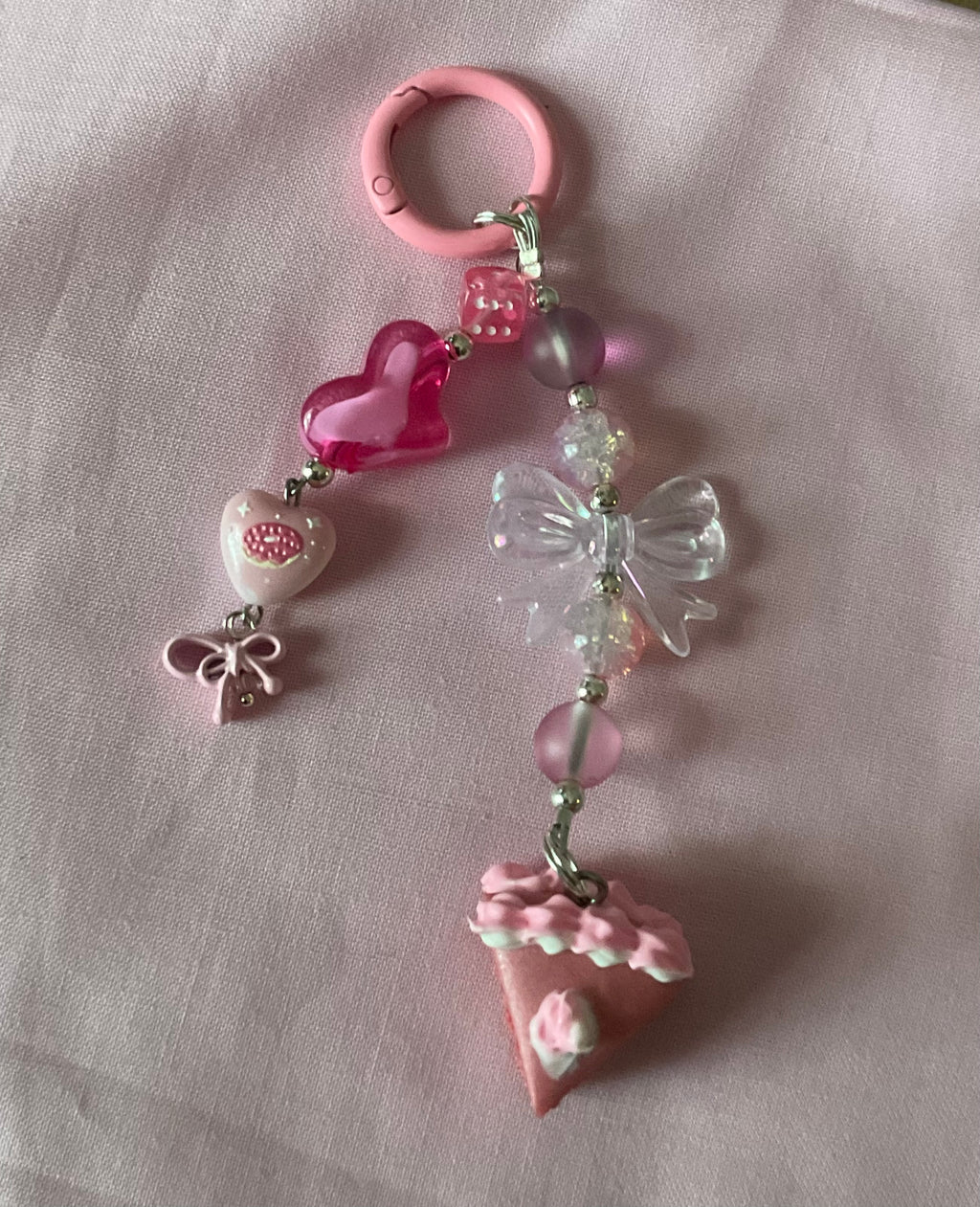 Clay Cake Key Charm