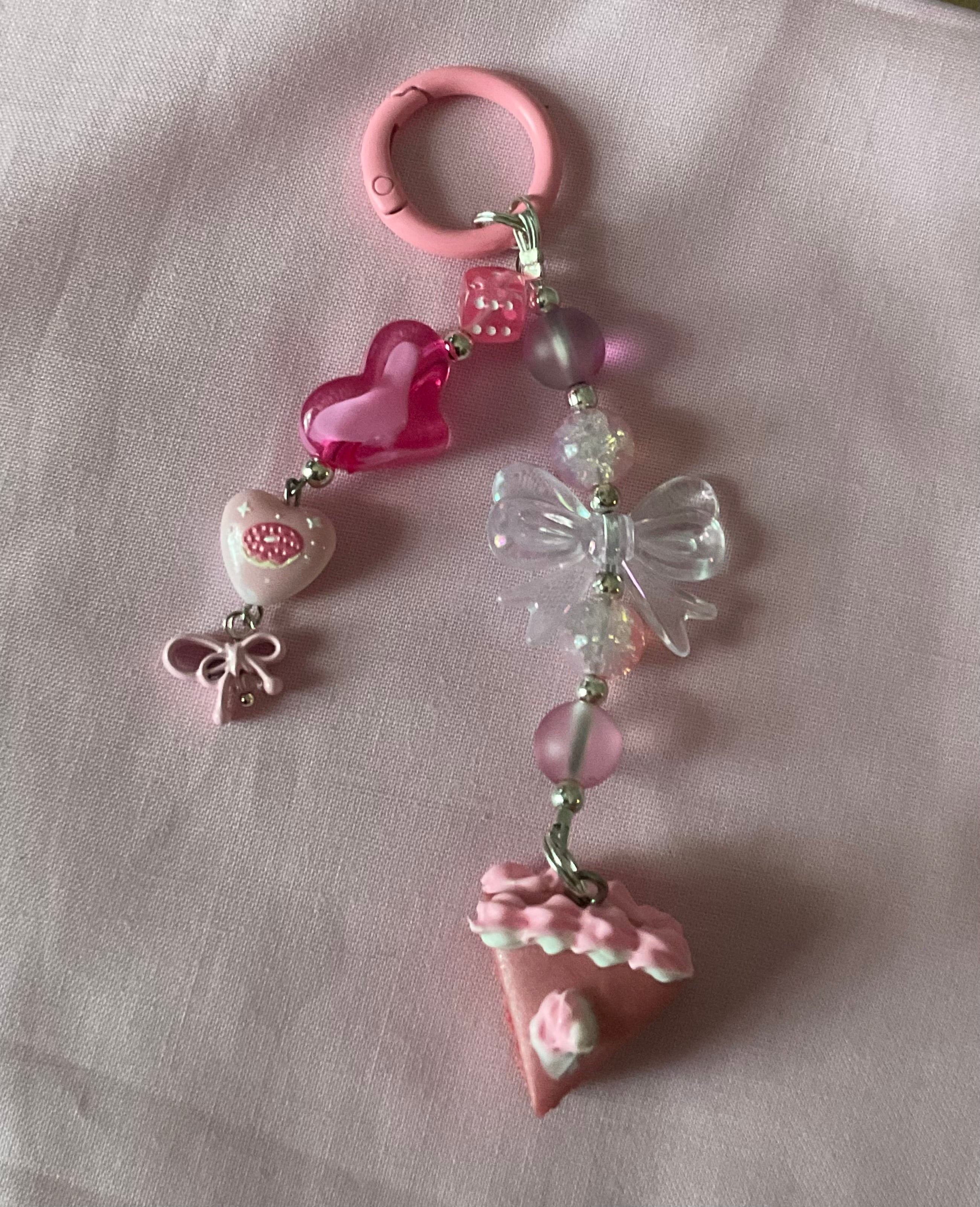 Clay Cake Key Charm