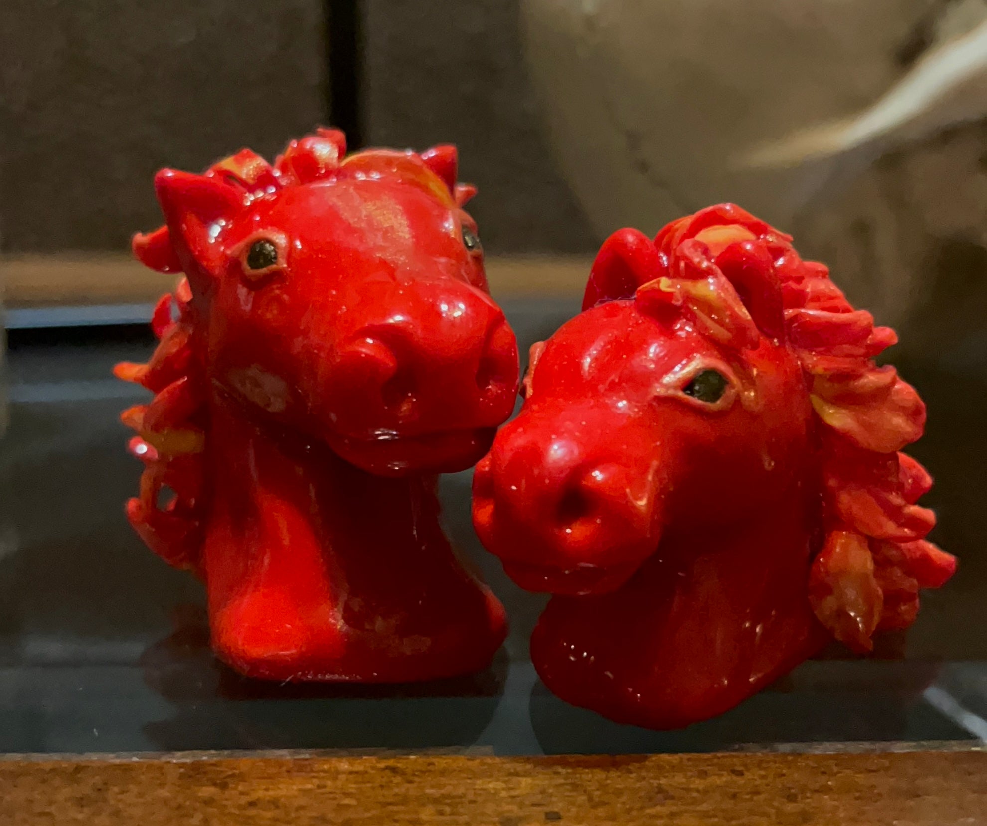 The Year of the Fire Horse head figure