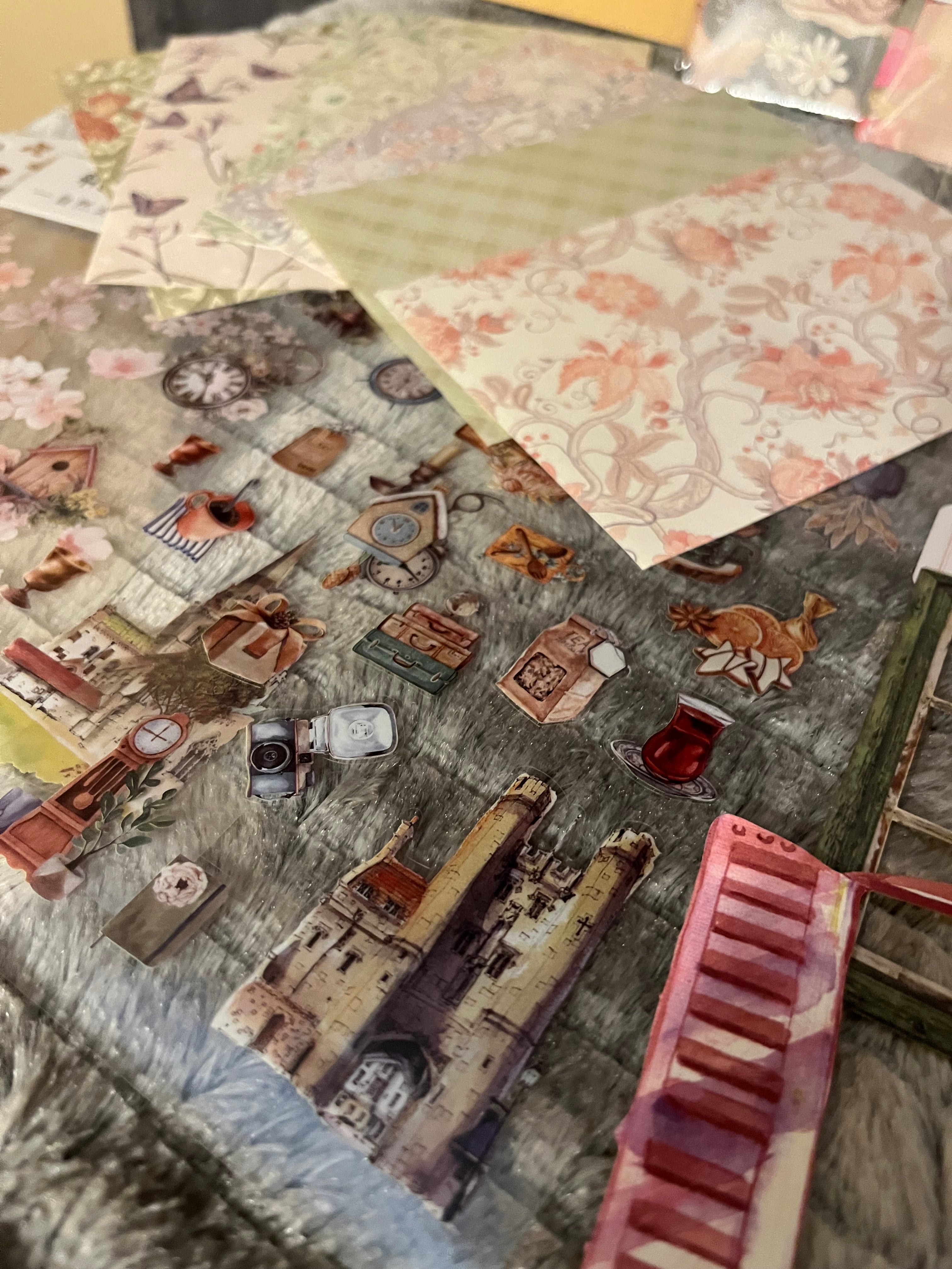 Cozy Cottage Scrapbook and Stationery bundle
