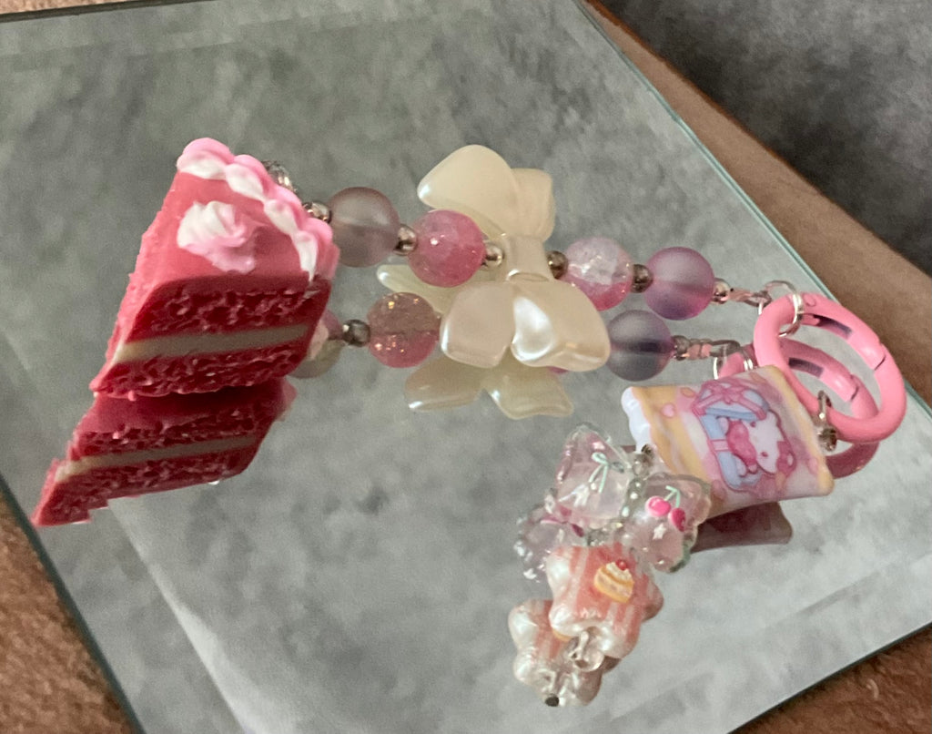 Clay Cake Key Charm
