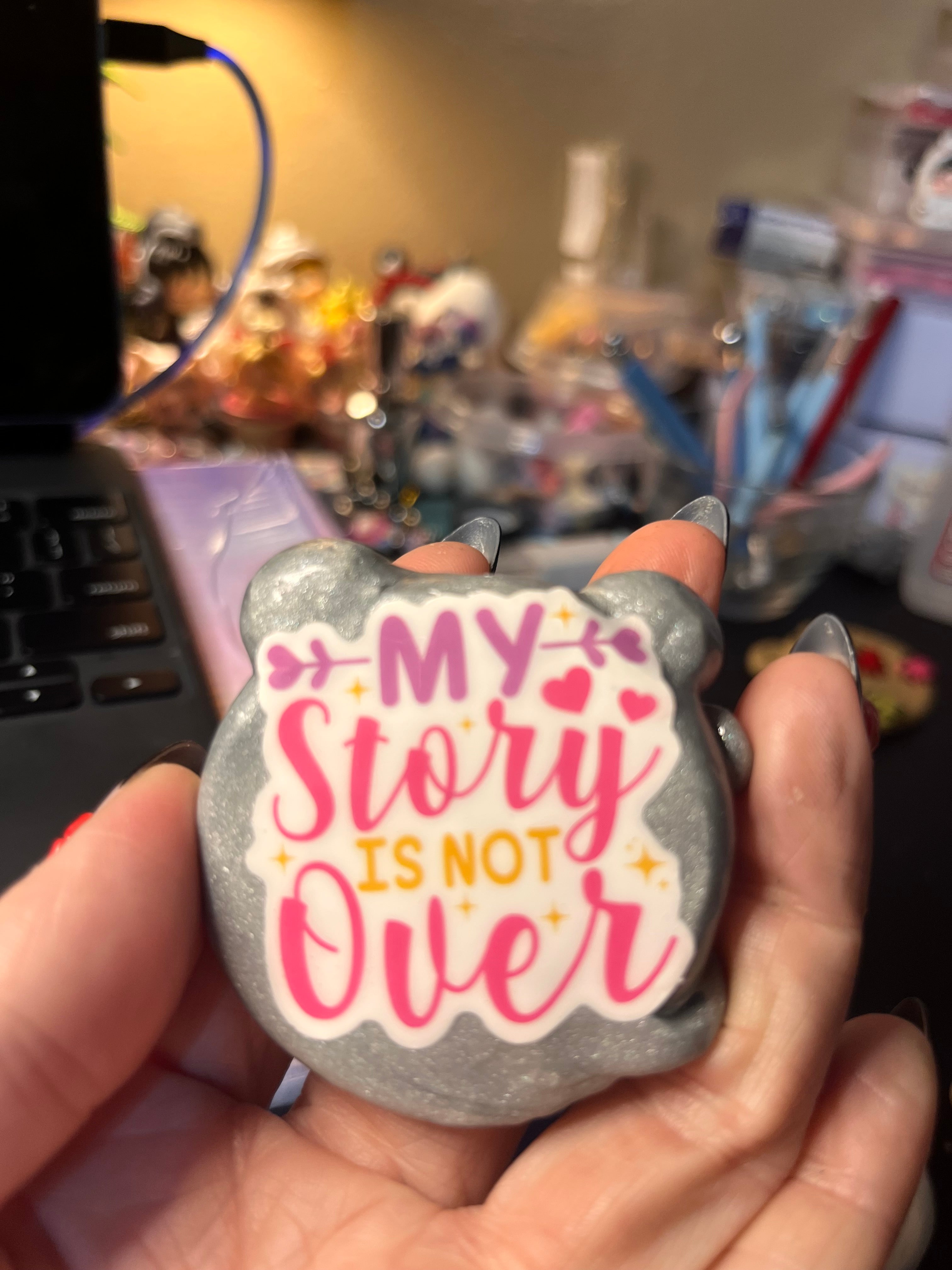 Positive Mouse Worry Stone