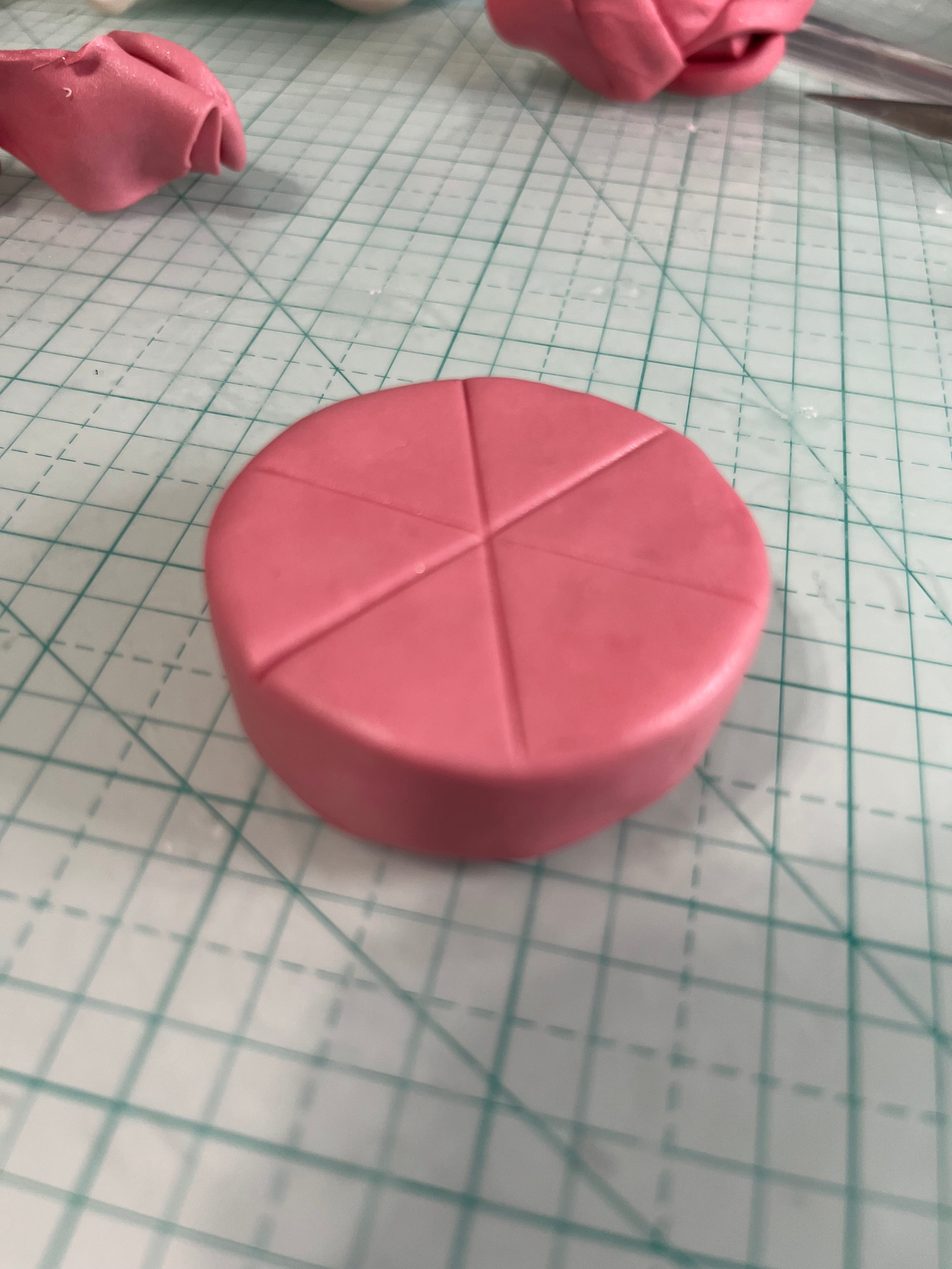 Clay Cake Key Charm