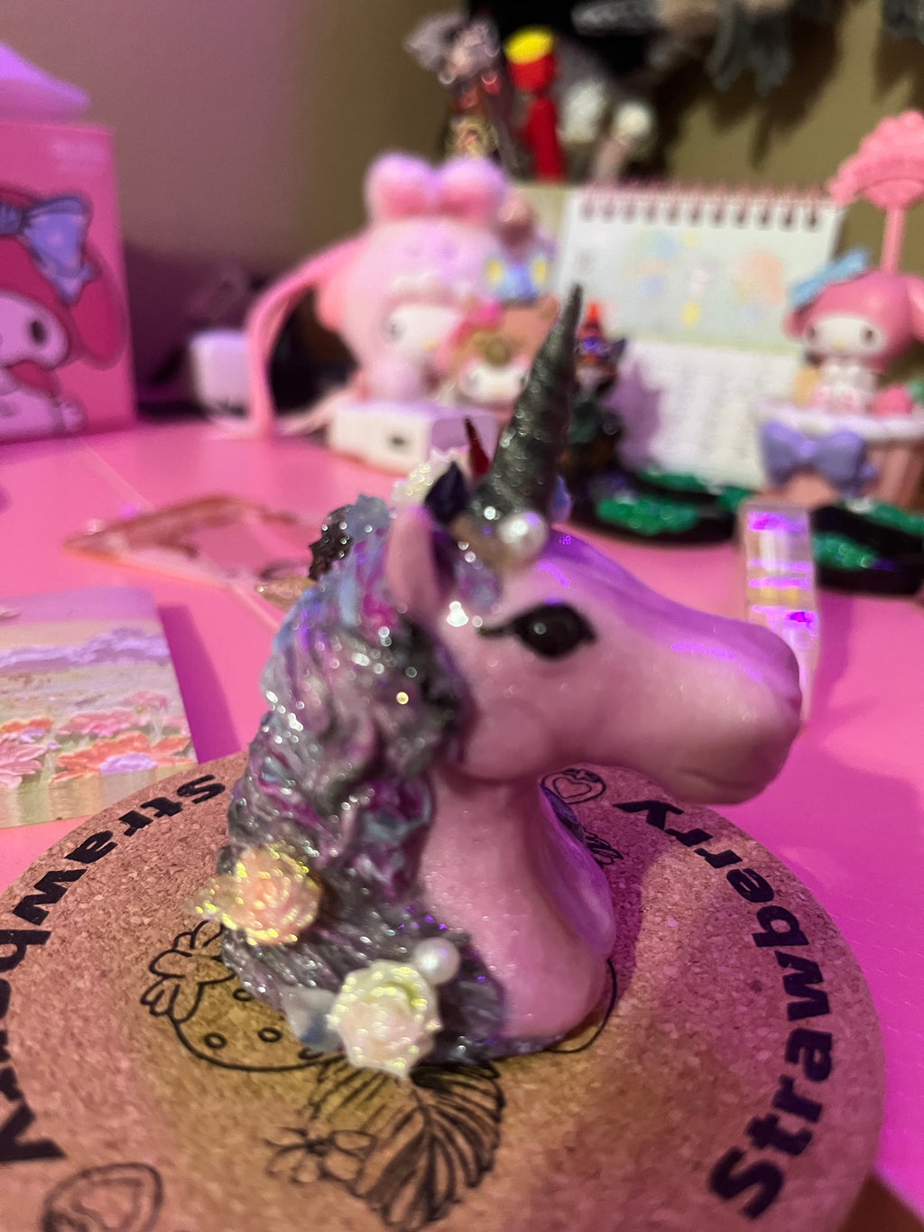3 in clay figure