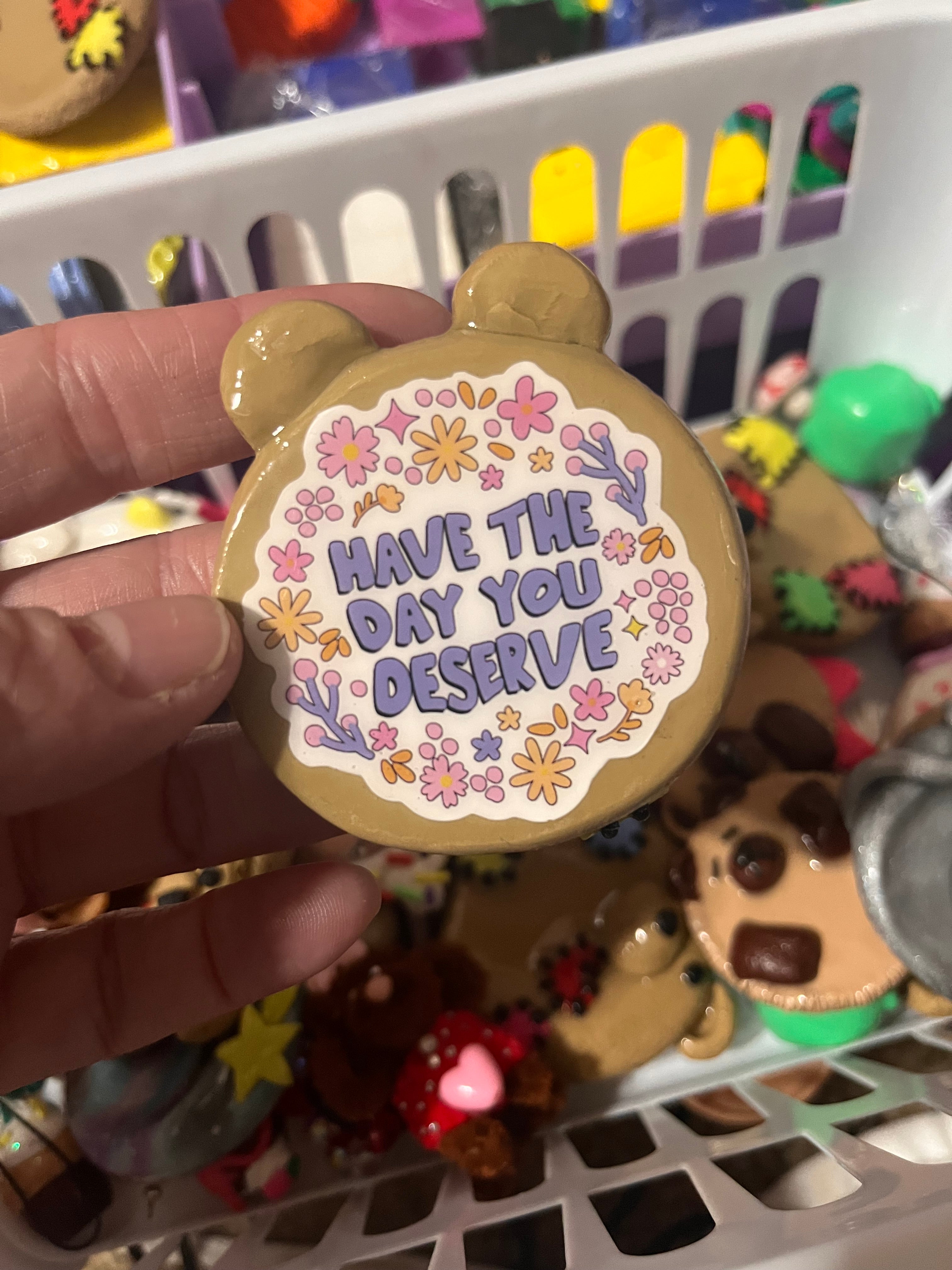 Patch Work Bear Worry stone