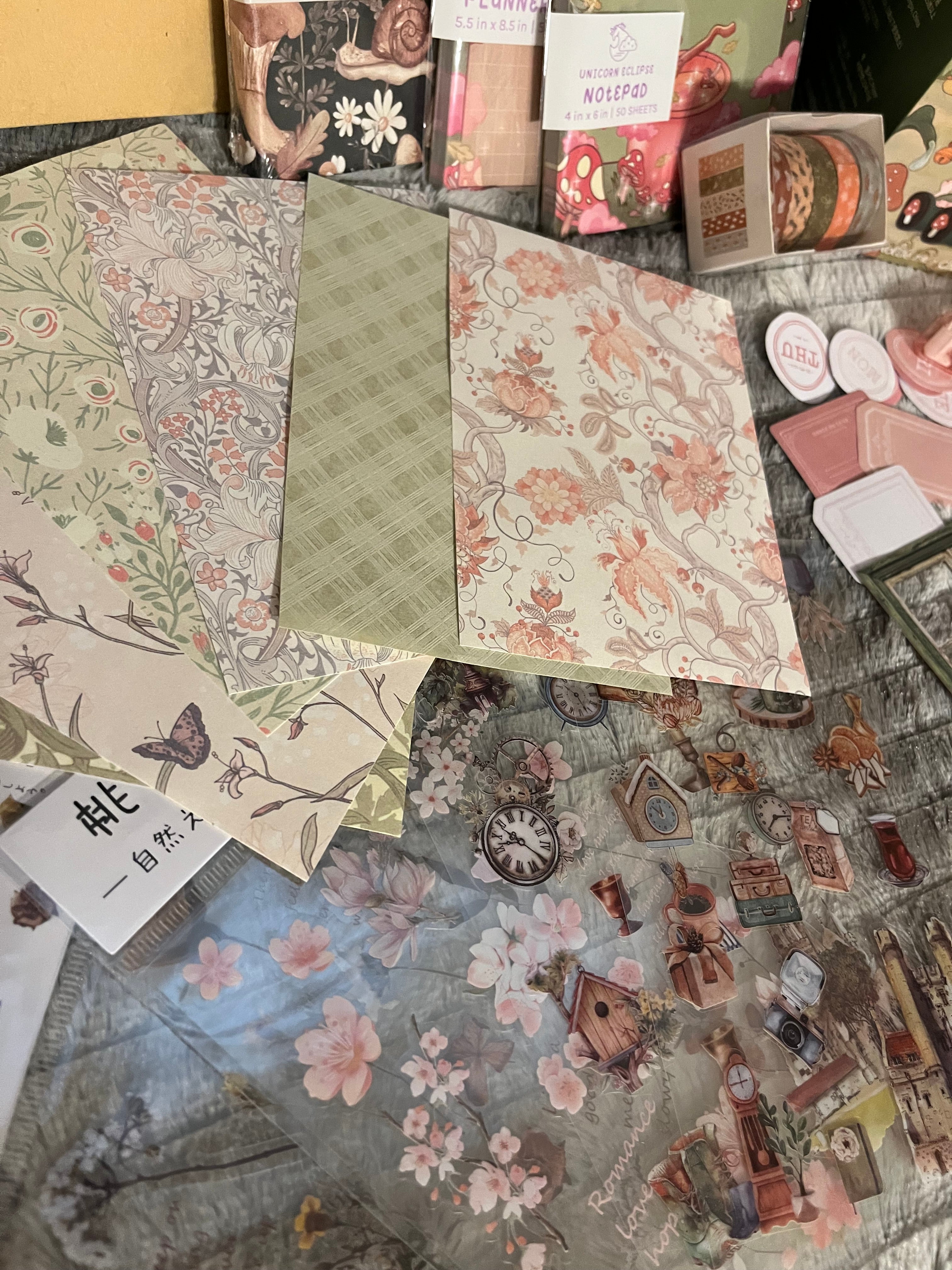 Cozy Cottage Scrapbook and Stationery bundle