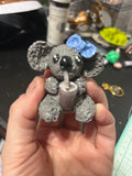 Clay koala figure