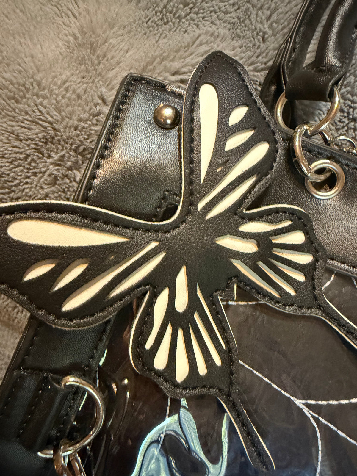 🖤🦋 Midnight Flutter Convertible Handbag 🦋🖤