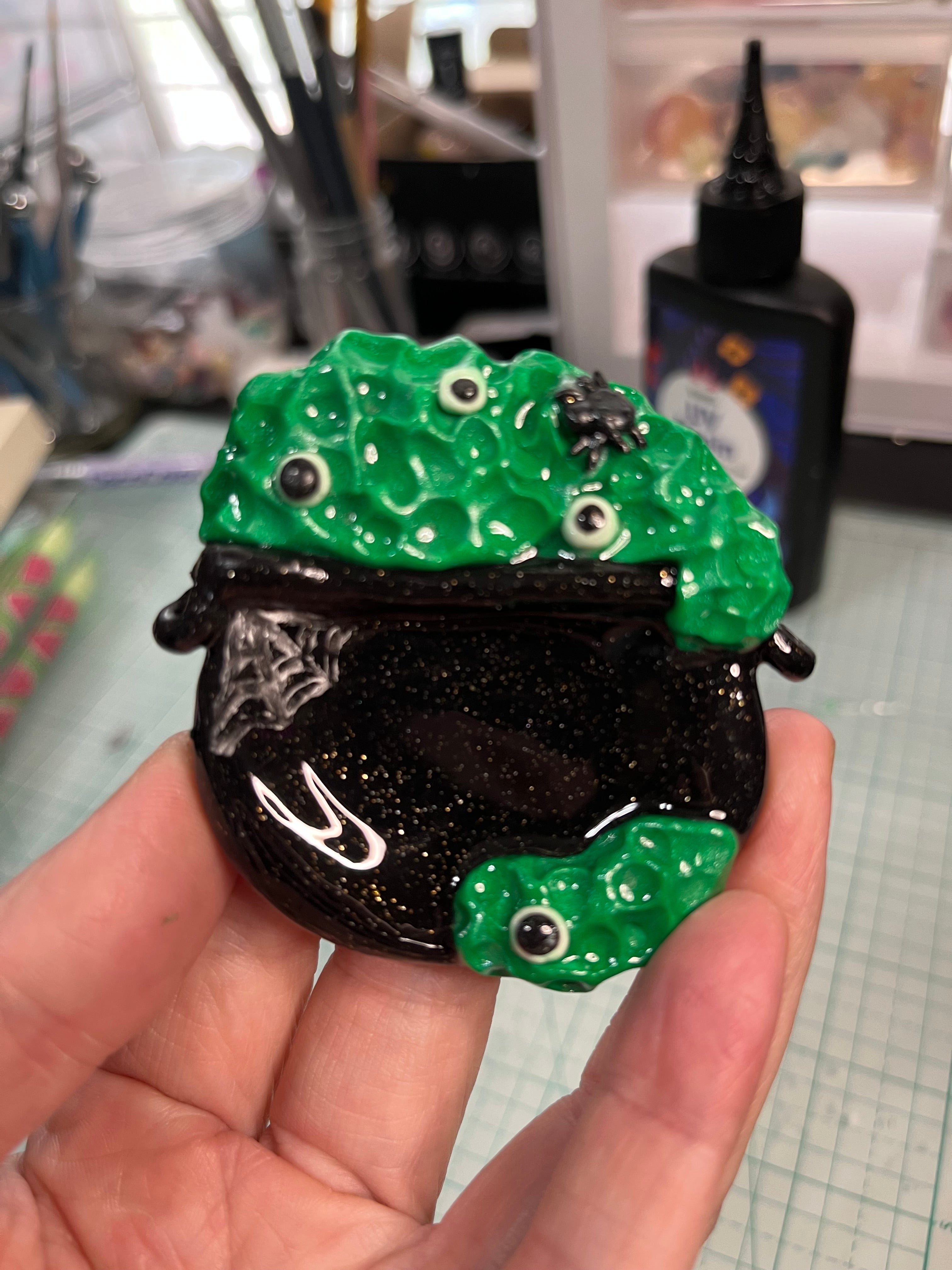 Cauldron Worry Stone