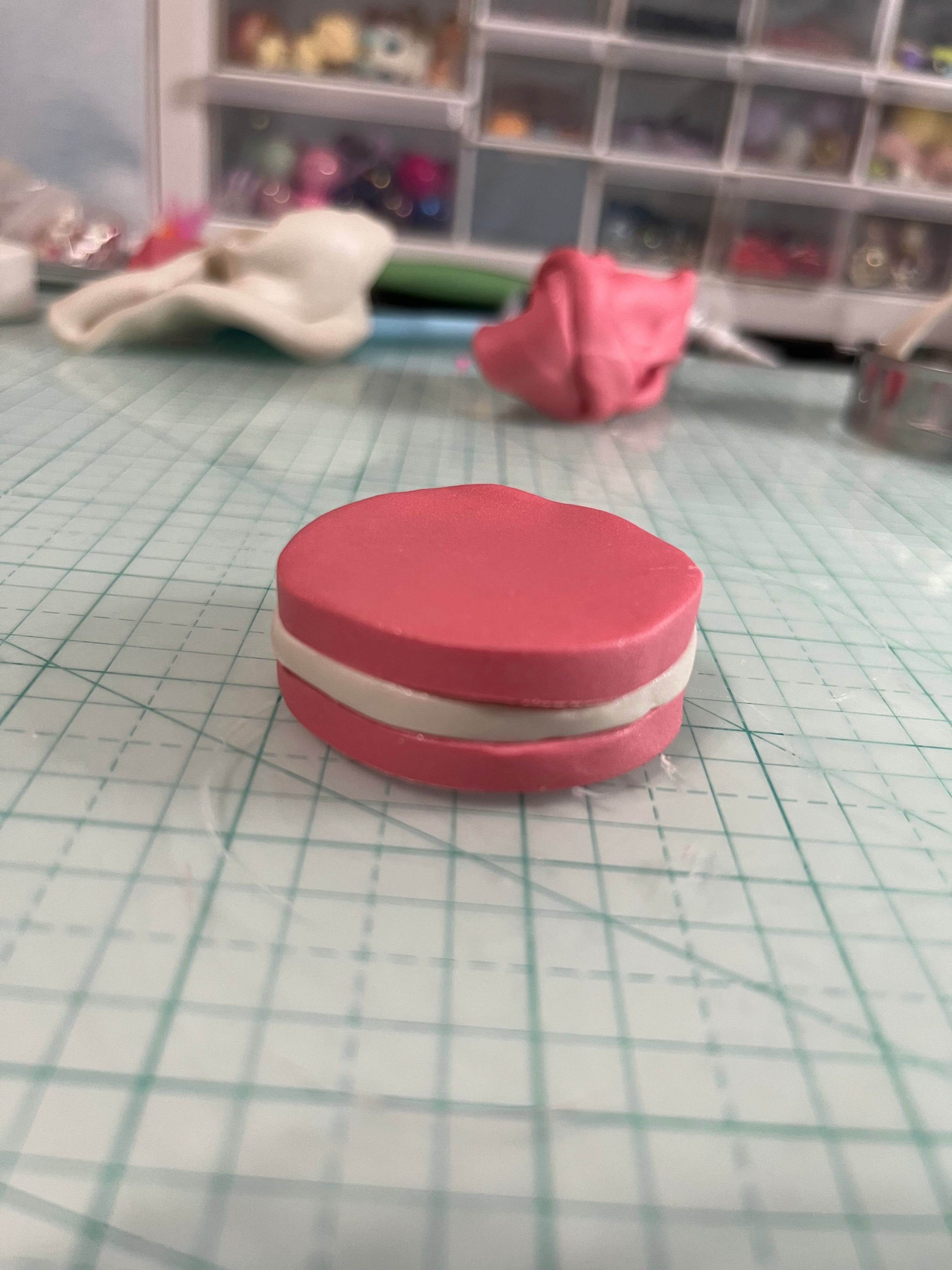 Clay Cake Key Charm