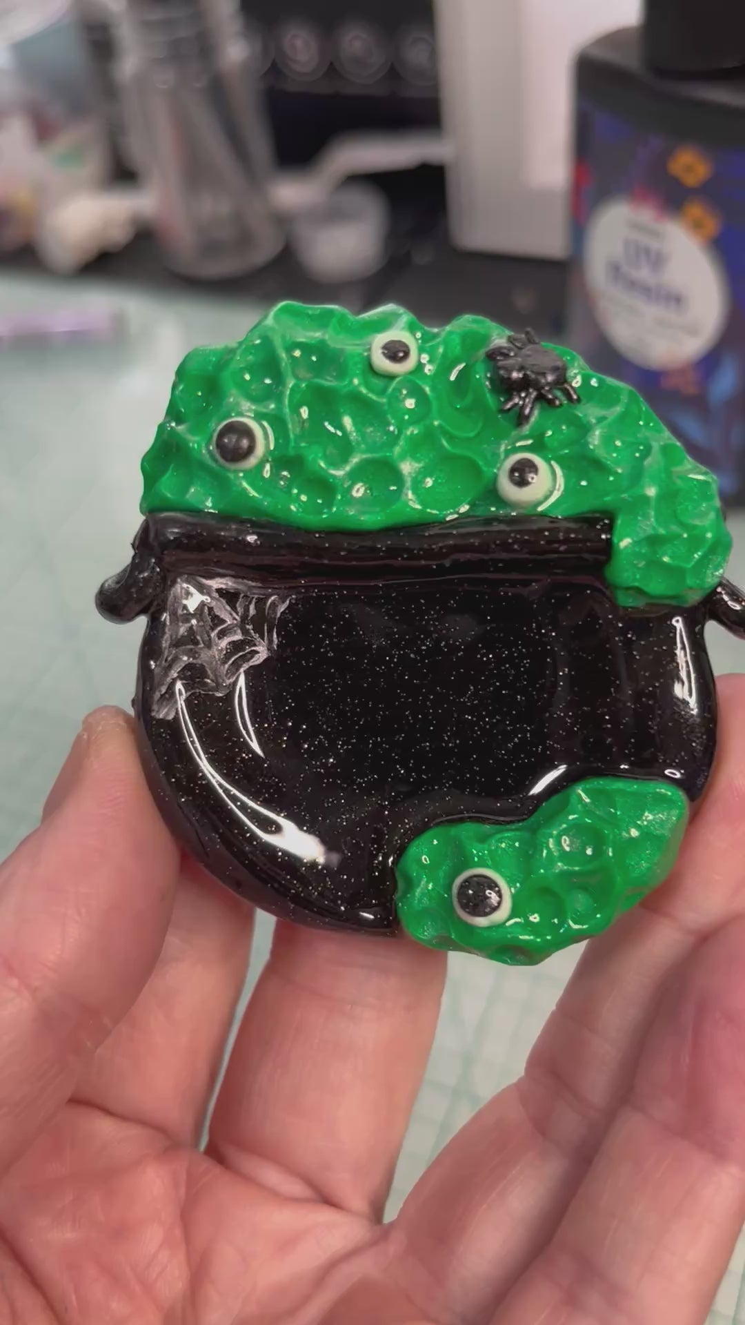 Cauldron Worry Stone